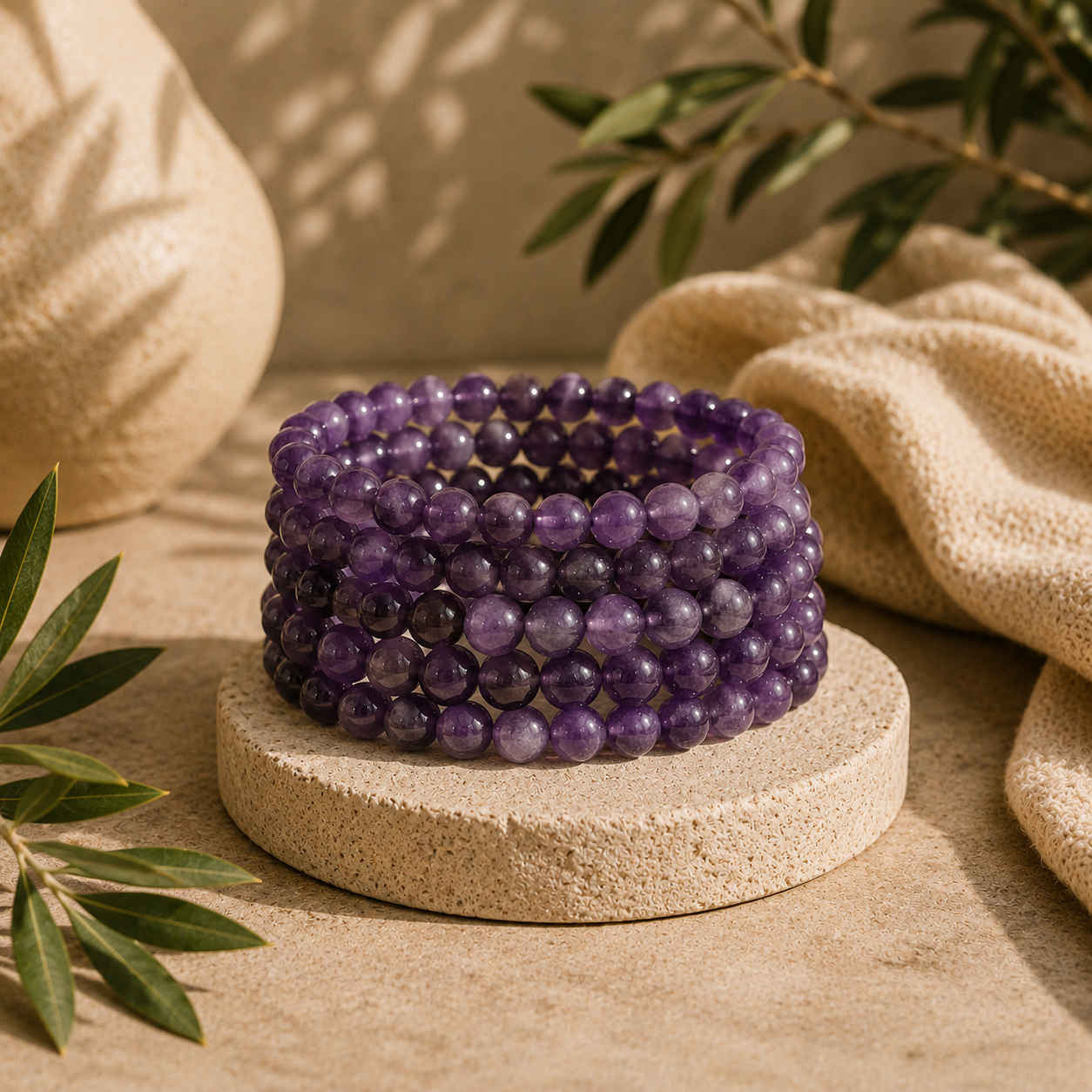 Amethyst Crystal Bracelet